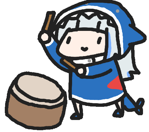 :gura_drum: